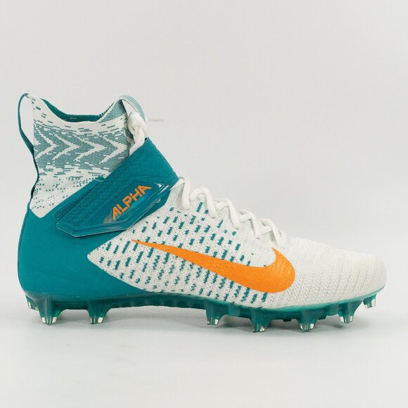 Nike Alpha Menace Elite 2 'Miami Dolphins' BV2077-108 Football Cleats Multi Size